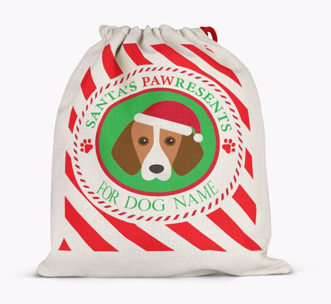 Santa Sack 'Pawresents' - Personalised for Your {breedFullName}